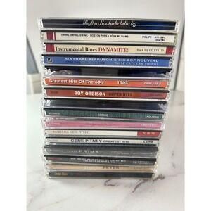 Lot of 16 Music CDs Roy Orbison Elvis Presley Grease Jazz Blues Rock n Roll Pop